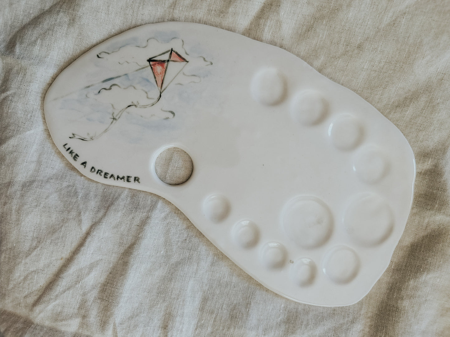 Porcelain Painter's Palette- Like A Dreamer