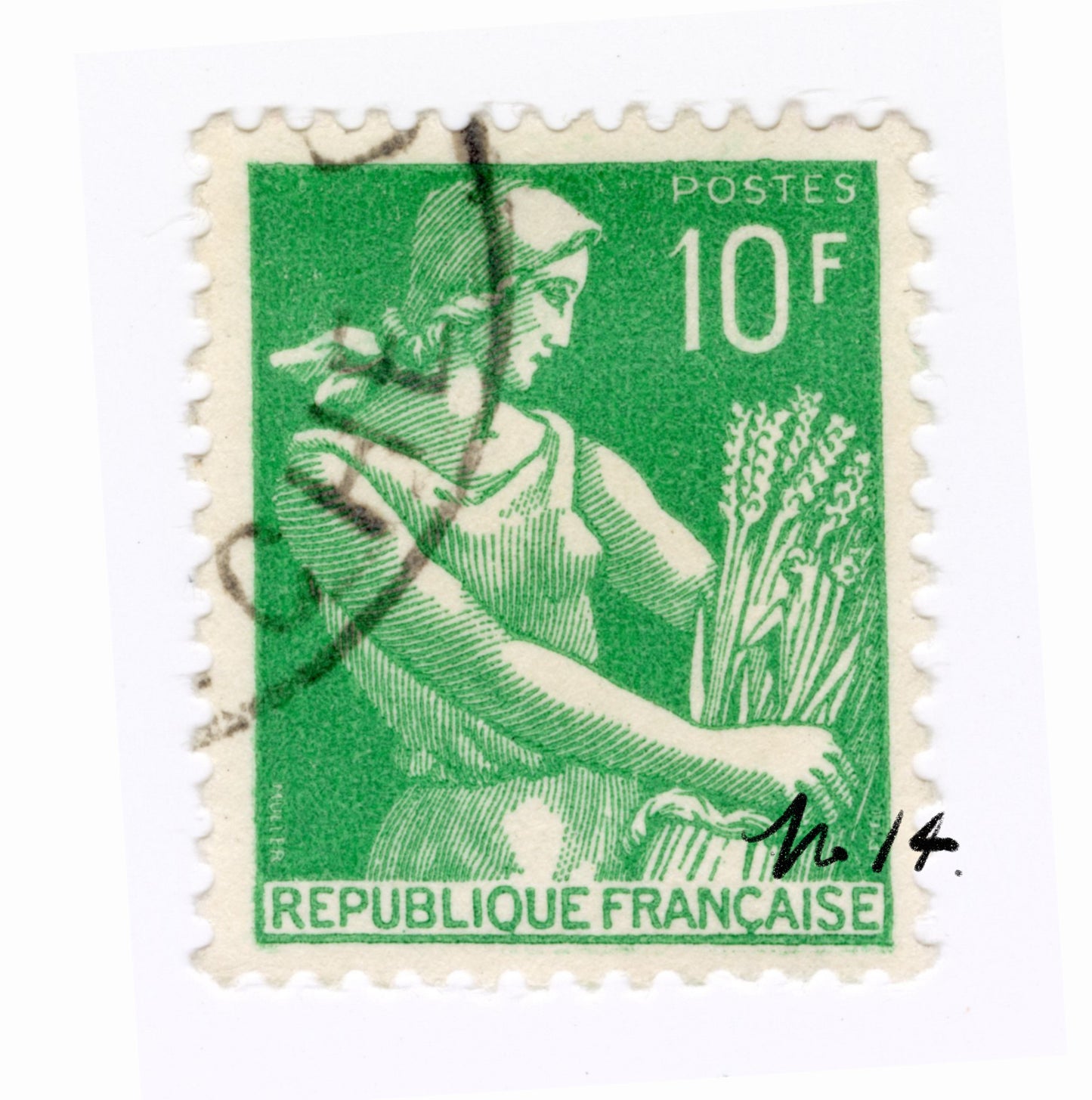 No 14. Postage Stamp Memento Print