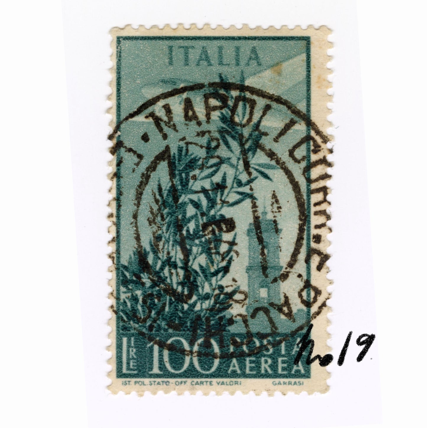 No 19. Postage Stamp Memento Print