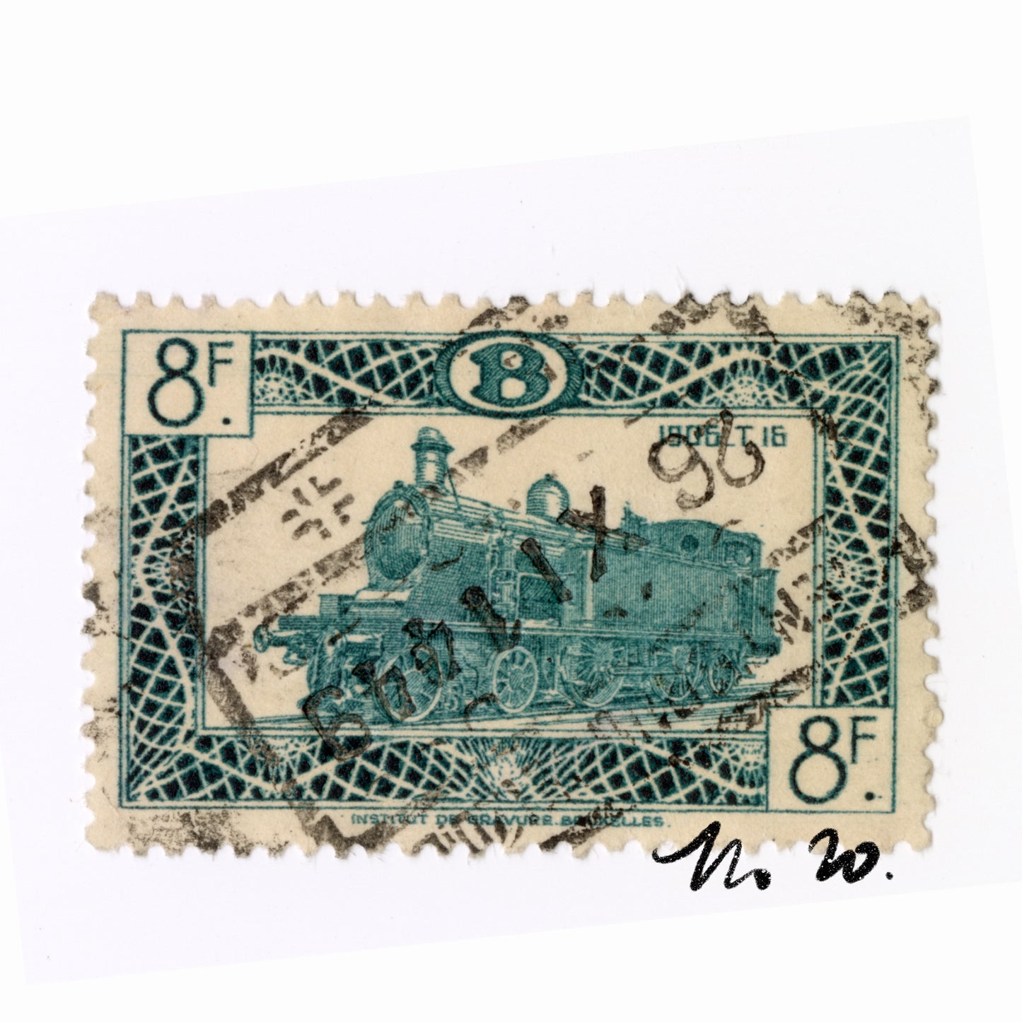 No 20. Postage Stamp Memento Print