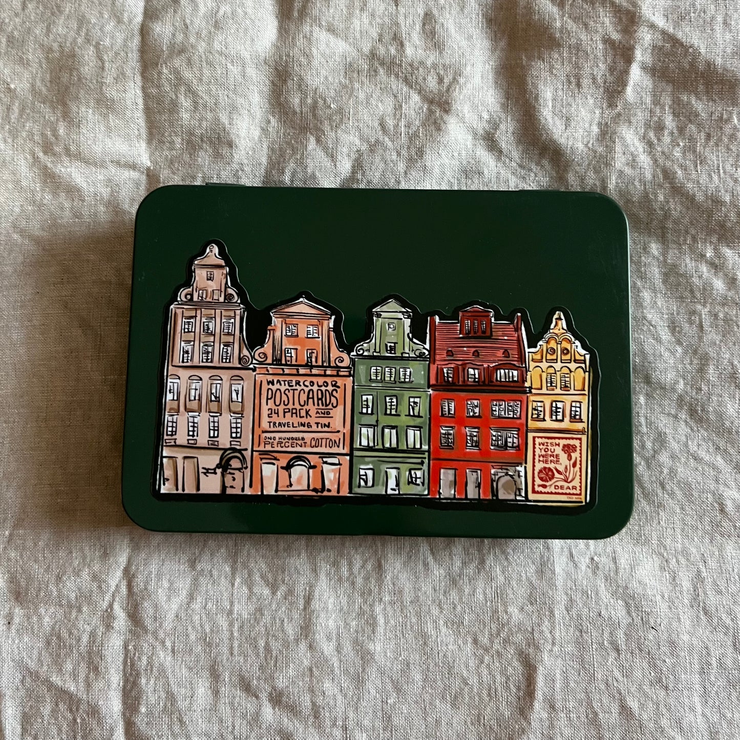 Water Color Postcards - Travel Tin
