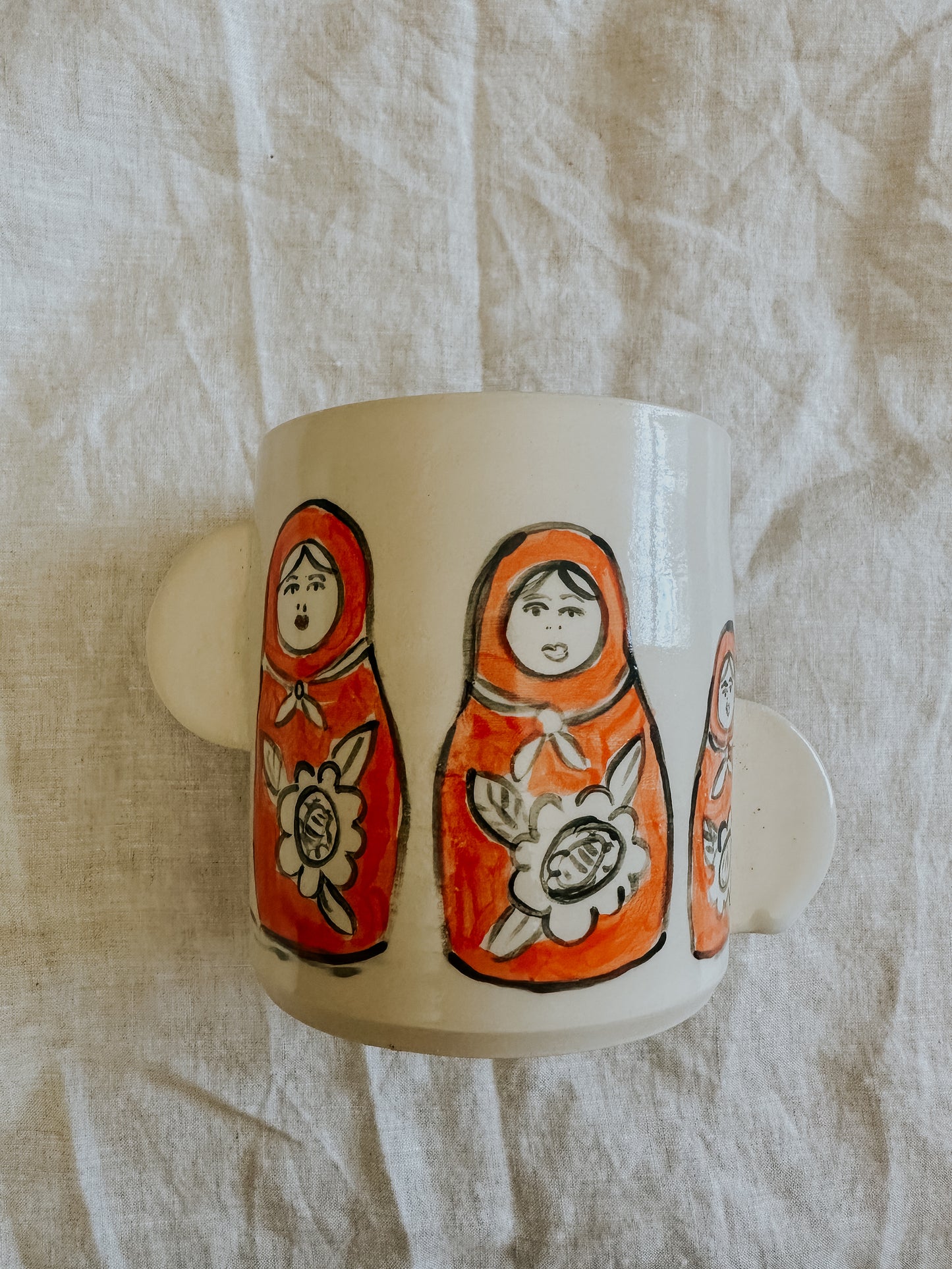 Babushka Nesting Dolls- Utensil Holder