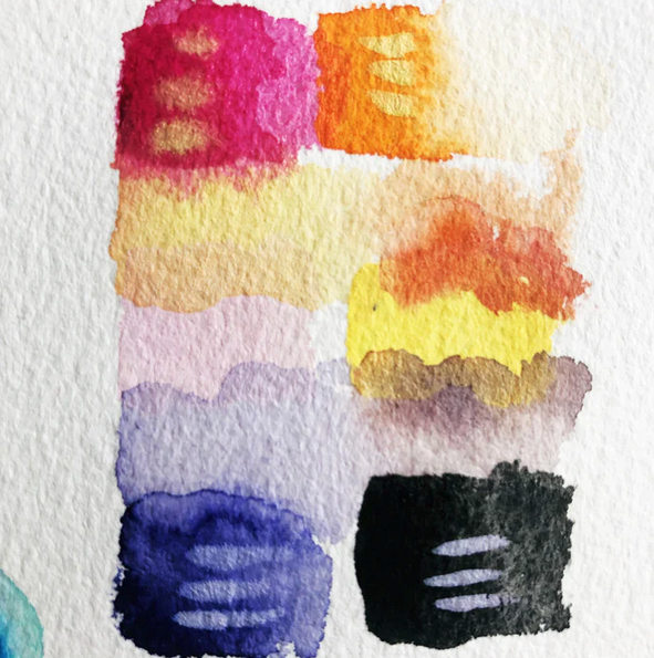 Water Color Paintstones Hilma Af Klint Palette