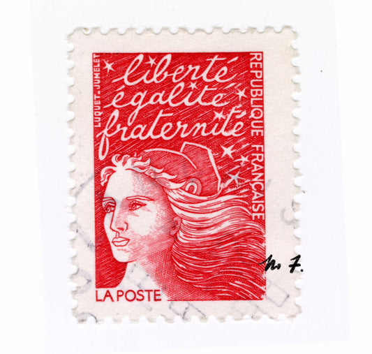 No 7. Postage Stamp Memento Print